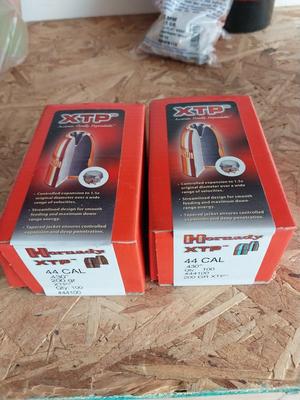TWO BOXES HORNADY 44 CAL XTP