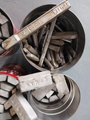 FOUR TINS OF LED BARS