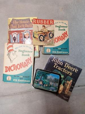 VINTAGE CHILDRENS BOOKS AND JOHN DEERE