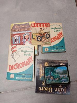 VINTAGE CHILDRENS BOOKS AND JOHN DEERE