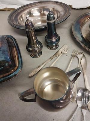 SILVER PLATED SERVING PIECES