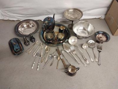 SILVER PLATED SERVING PIECES