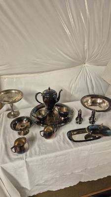 SILVER PLATED SERVING PIECES