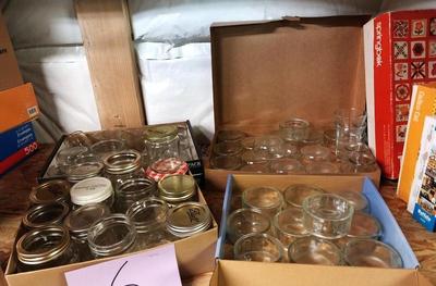 SMALL GLASS JARS