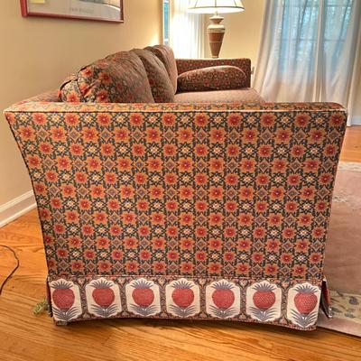 L714 Vintage Mid Century Henredon Three Cushion Sofa