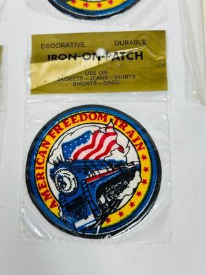 Sale Photo Thumbnail #45: 4 patches "American Freedom Train", 1 Cat and 1 Teddy Bear.