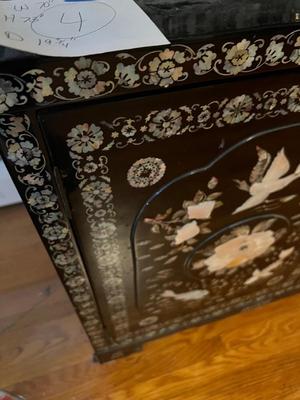 1970s Korean Cabinet has damaged and measurements pictured