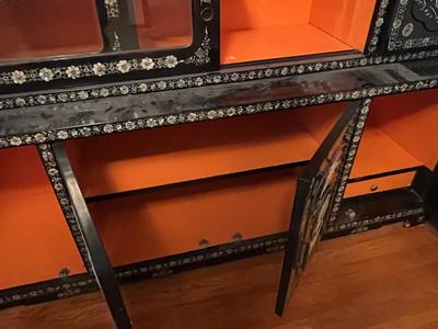 1970s Korean Cabinet has damaged and measurements pictured