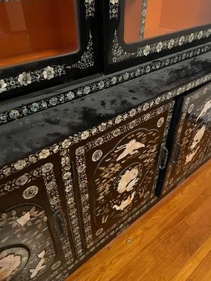 1970s Korean Cabinet has damaged and measurements pictured
