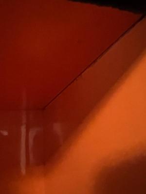 1970s Korean Cabinet has damaged and measurements pictured