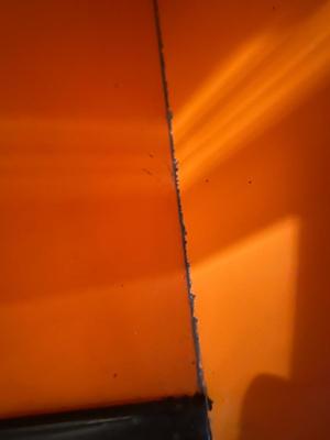1970s Korean Cabinet has damaged and measurements pictured