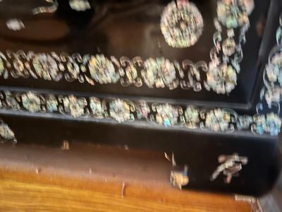 1970s Korean Cabinet has damaged and measurements pictured