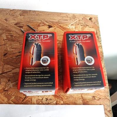 TWO BOXES HORNADY XTP 9MM