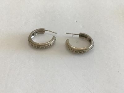 925 Vintage Hoop Earrings