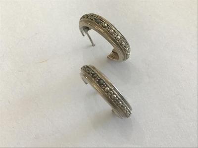 925 Vintage Hoop Earrings