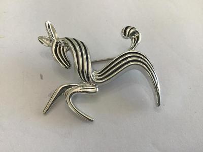 Emmons Vintage Prancing zebra Brooch