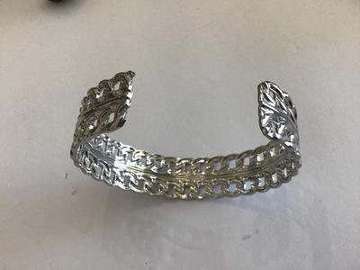 Silver Tone Cuff