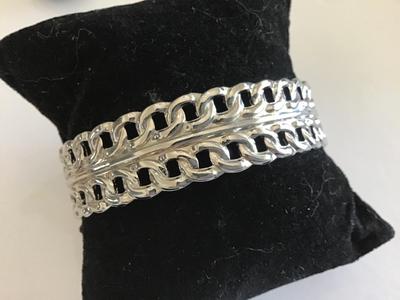 Silver Tone Cuff
