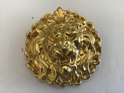 Lion Head Noble Vintage Brooch