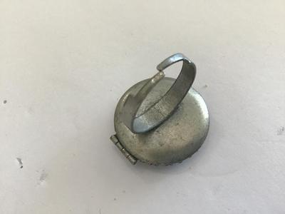 Vintage Filagree Locket Ring