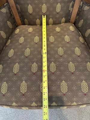 Pair of Flexsteel Upholstered Wood Frame Accent Chairs