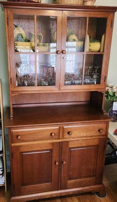 2 Piece Hutch Cabinet by Stickley