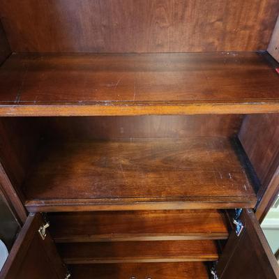 Pair Bookshelf w 4 Adjustable Shelves 32x13x77