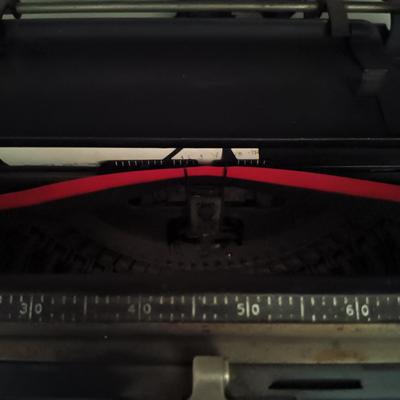 LOT 173: Vintage Typewriter with Heavy Metal Frame