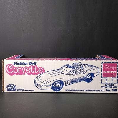 LOT 212: Gay Toys Inc. Pink and Red Fashion Doll Corvettes with Jeff Gordon 1:24 Scale Friction Powered Toy Car