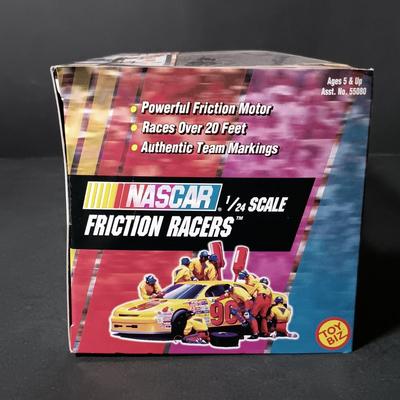 LOT 212: Gay Toys Inc. Pink and Red Fashion Doll Corvettes with Jeff Gordon 1:24 Scale Friction Powered Toy Car