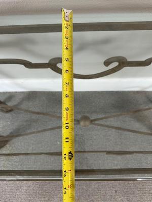 Metal & Glass Console Table