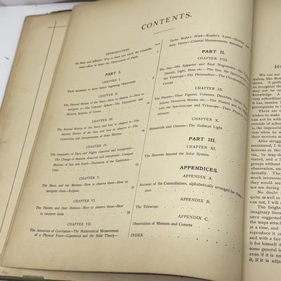 “Astronomy by Observation” by Eliza A. Bowen, Book from 1890 (O-HS)