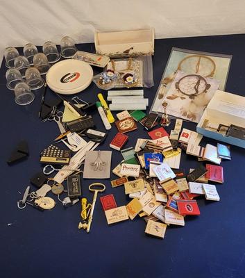 MISC MATCHBOOKS, KEY RINGS, MINI CALCULATORS AND MORE