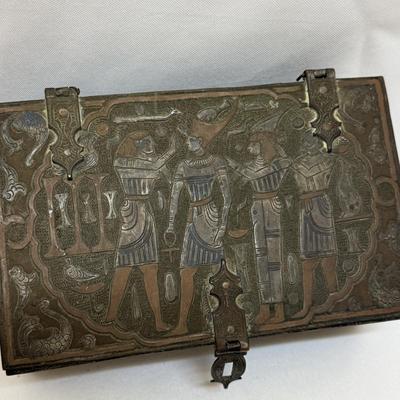 Collection of Ornate Brass Indian Decor Items (O-HS)