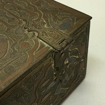 Collection of Ornate Brass Indian Decor Items (O-HS)
