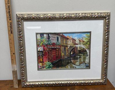 Sale Photo Thumbnail #10: In good condition, framed and matted. Approx. 23" x 19".