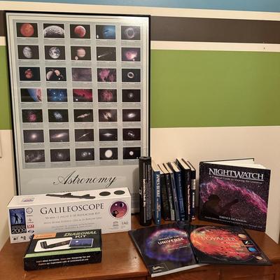 NIB Galileoscope with Astronomy Books & Poster (O-HS)