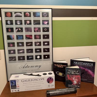 NIB Galileoscope with Astronomy Books & Poster (O-HS)