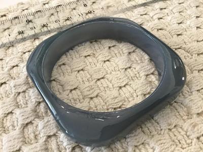Grey Square Bangle