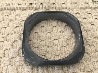 Grey Square Bangle
