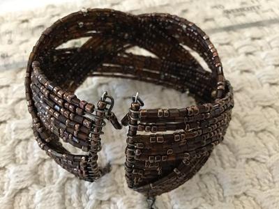 Glass Beaded Cuff