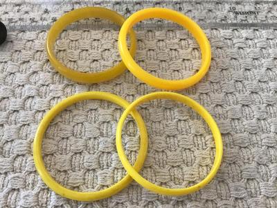 Lot of Yellow Bangles
