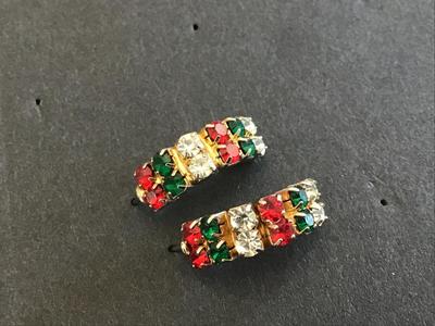 Rhinestone Holiday Earrings