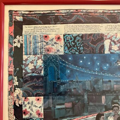 L733 Faith Ringgold (1930-2024) Signed Print With Ringgold Book