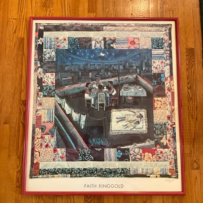 L733 Faith Ringgold (1930-2024) Signed Print With Ringgold Book