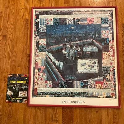 L733 Faith Ringgold (1930-2024) Signed Print With Ringgold Book