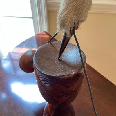 D738 Vintage Folk Art Primative Kinetic Balancing Man Sculpture