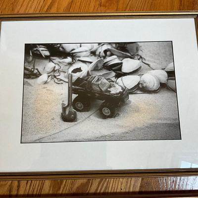 D745 Set of Four Vintage Black & White Framed Photographs