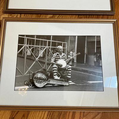 D745 Set of Four Vintage Black & White Framed Photographs