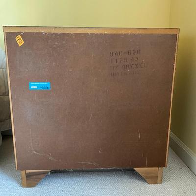 B760 Pair of 1960's Vintage Drexel Campaign Style Nightstand